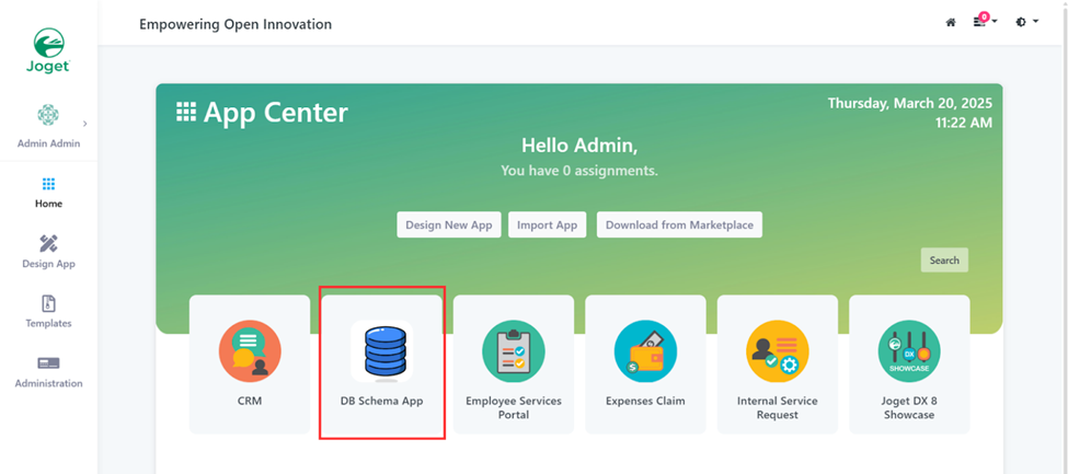 DB Schema App Overview