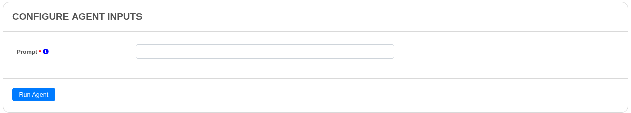 Preview Execution tab with input fields